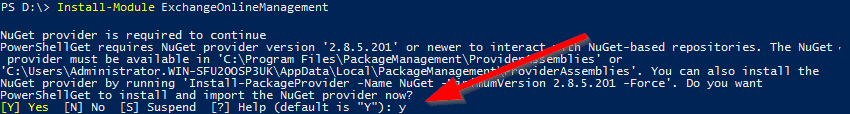 install module exchange online powershell